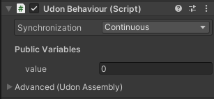 余白を空けた側の Inspector